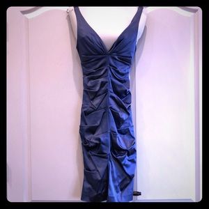 Nicole Miller Satin Cocktail Dress